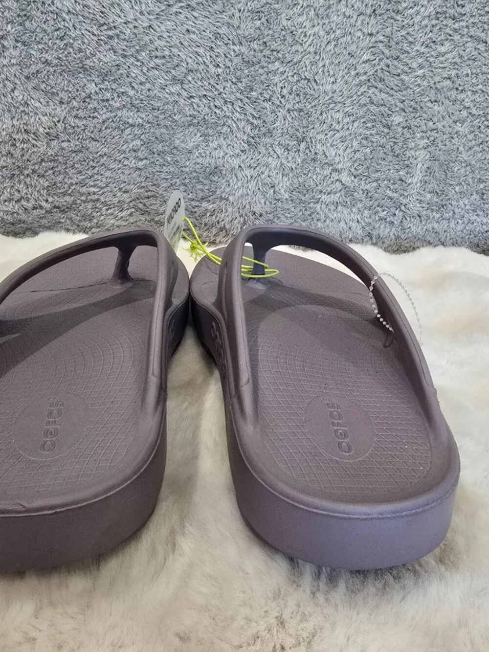 Oofos Ooriginal Unisex Recovery Thong Sandle Mauve Men's 11 Women's 13 NEW